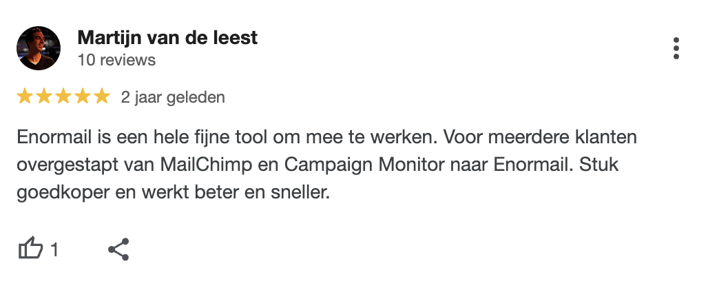 Enormail Review Martijn